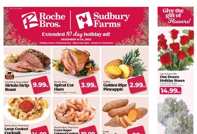 Roche Bros. (MA) Weekly Ad Flyer Specials December 15 to December 24, 2023