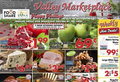 Valley Marketplace (CA) Weekly Ad Flyer Specials December 13 to December 26, 2023