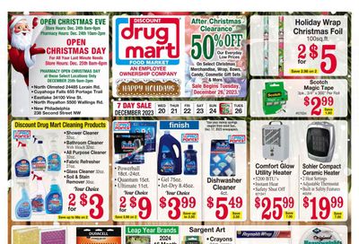 Discount Drug Mart (OH) Weekly Ad Flyer Specials December 20 to December 26, 2023