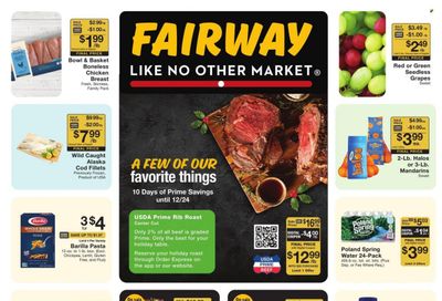 Fairway Market (CT, NJ, NY) Weekly Ad Flyer Specials December 15 to December 21, 2023