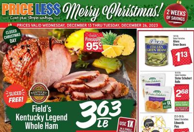 Price Less Foods Weekly Ad Flyer Specials December 13 to December 19, 2023