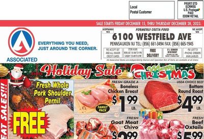 Associated Supermarkets (NY) Weekly Ad Flyer Specials December 15 to December 28, 2023