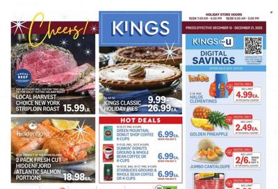 Kings Food Markets (CT, NJ, NY) Weekly Ad Flyer Specials December 15 to December 21, 2023