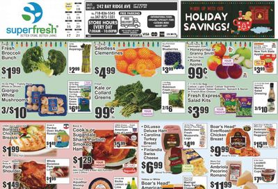 Super Fresh (NY) Weekly Ad Flyer Specials December 15 to December 21, 2023