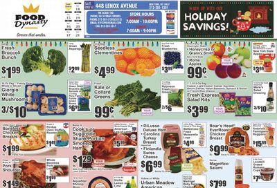 Food Dynasty (NY) Weekly Ad Flyer Specials December 15 to December 21, 2023