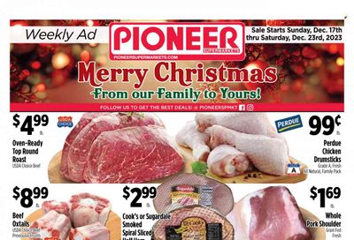 Pioneer Supermarkets (NJ, NY) Weekly Ad Flyer Specials December 17 to December 23, 2023