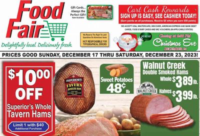 Food Fair Market (KY, OH, WV) Weekly Ad Flyer Specials December 17 to December 23, 2023