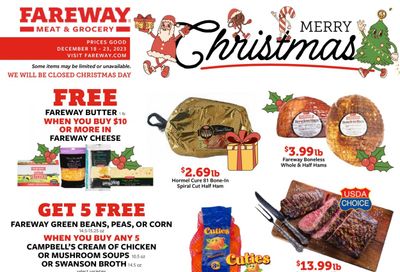 Fareway (IA) Weekly Ad Flyer Specials December 18 to December 23, 2023