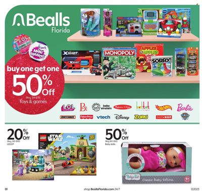 Bealls Florida (FL) Weekly Ad Flyer Specials December 20 to December 24, 2023