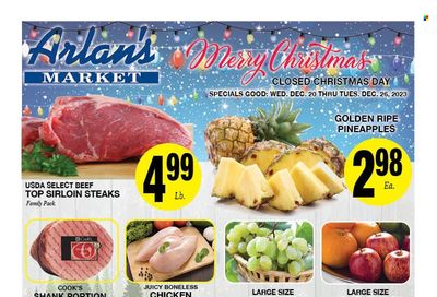Arlan's Market (TX) Weekly Ad Flyer Specials December 20 to December 26, 2023