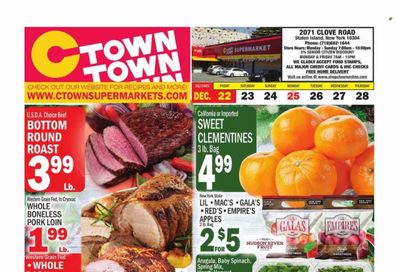 C-Town (CT, FL, MA, NJ, NY, PA) Weekly Ad Flyer Specials December 22 to December 28, 2023