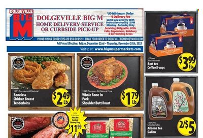 Big M (NY, PA) Weekly Ad Flyer Specials December 22 to December 28, 2023