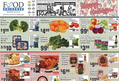 Food Universe (NY) Weekly Ad Flyer Specials December 22 to December 28, 2023