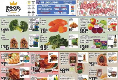 Food Dynasty (NY) Weekly Ad Flyer Specials December 22 to December 28, 2023