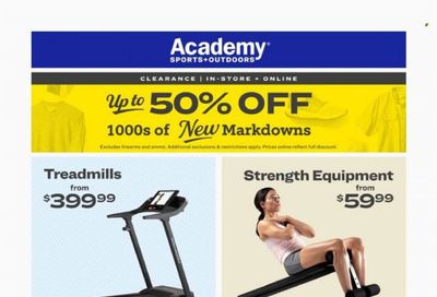 Academy Sports + Outdoors Weekly Ad Flyer Specials December 25 to January 10, 2024