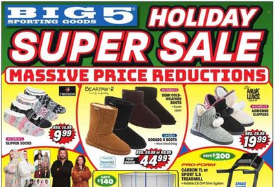 Big 5 (AZ, CA, CO, ID, NM, OR, UT, WA) Weekly Ad Flyer Specials December 25 to December 28, 2023