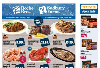 Roche Bros. (MA) Weekly Ad Flyer Specials December 26 to January 4, 2024