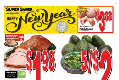 Super Saver Weekly Ad Flyer Specials December 27 to January 2, 2024