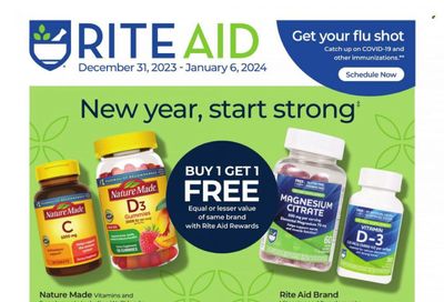 RITE AID Weekly Ad Flyer Specials December 31 to January 6, 2024