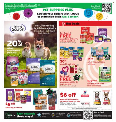 Pet Supplies Plus Weekly Ad Flyer Specials December 28 to January 24, 2024