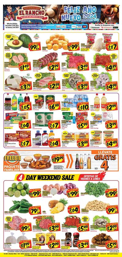 El Rancho (TX) Weekly Ad Flyer Specials December 27 to January 2, 2024