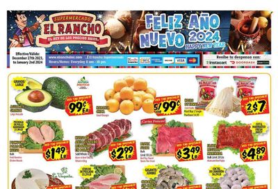 El Rancho (TX) Weekly Ad Flyer Specials December 27 to January 2, 2024