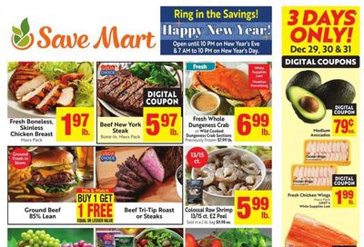 Save Mart (CA, NV) Weekly Ad Flyer Specials December 27 to January 2, 2024