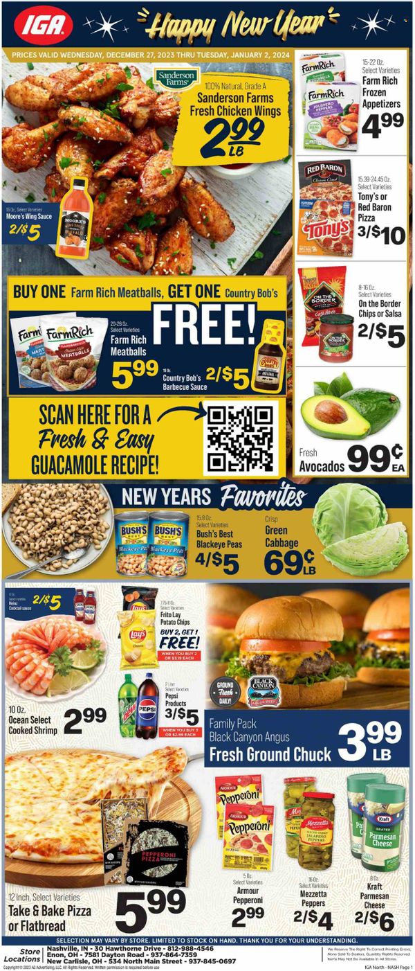 IGA (OH) Weekly Ad Flyer Specials December 27 to January 2, 2024