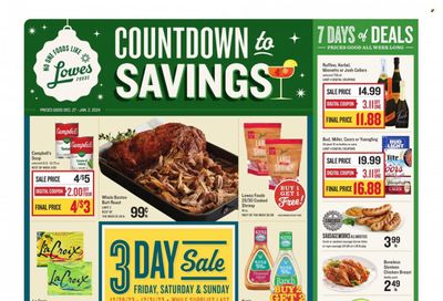 Lowes Foods (NC, SC) Weekly Ad Flyer Specials December 27 to January 2, 2024