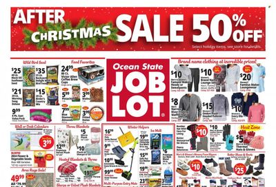 Ocean State Job Lot (CT, MA, ME, NH, NJ, NY, RI, VT) Weekly Ad Flyer Specials December 28 to January 3, 2024