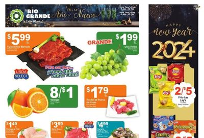 El Rio Grande (TX) Weekly Ad Flyer Specials December 27 to January 2, 2024