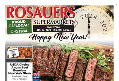 Rosauers (ID, MT, OR, WA) Weekly Ad Flyer Specials December 27 to January 2, 2024