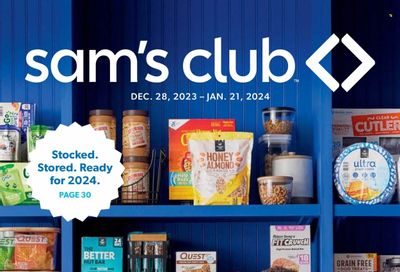 Sam's Club Weekly Ad Flyer Specials December 28 to January 21, 2024
