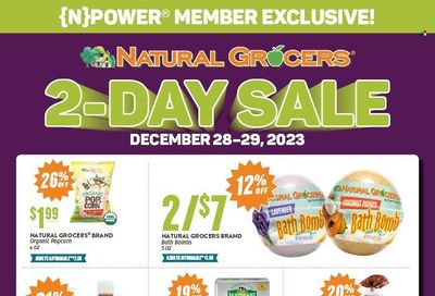 Natural Grocers Weekly Ad Flyer Specials December 28 to December 29, 2023