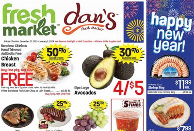 Fresh Market (UT) Weekly Ad Flyer Specials December 27 to January 2, 2024