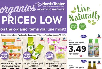 Harris Teeter Weekly Ad Flyer Specials December 27 to January 30, 2024