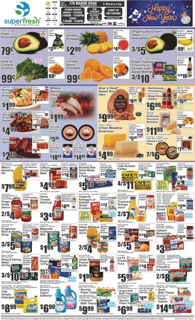 Super Fresh (NY) Weekly Ad Flyer Specials December 29 to January 4, 2024
