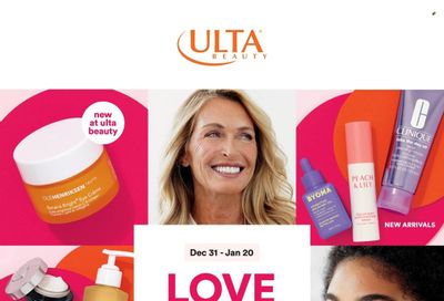 Ulta Beauty Weekly Ad Flyer Specials December 31 to January 20, 2024