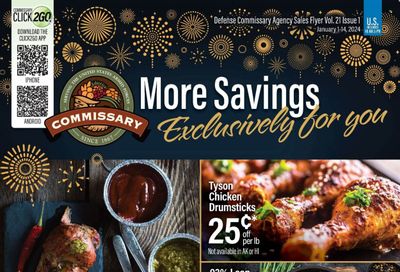 Commissary Weekly Ad Flyer Specials January 1 to January 14, 2024