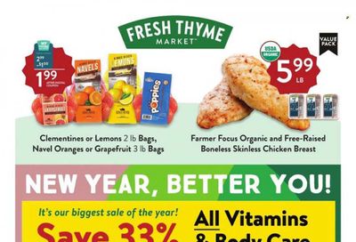Fresh Thyme Weekly Ad Flyer Specials January 3 to January 9, 2024