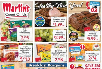 Martin’s (IN, MI) Weekly Ad Flyer Specials January 2 to January 6, 2024