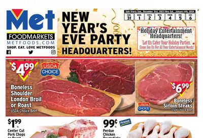 Met Foodmarkets Weekly Ad Flyer Specials December 31 to January 6, 2024