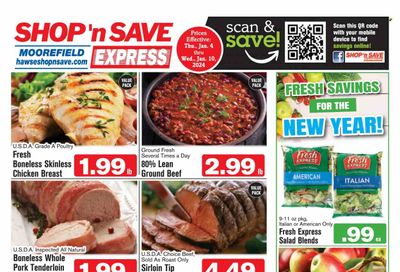 Shop ‘n Save Express (MD, PA, WV) Weekly Ad Flyer Specials January 4 to January 10, 2024