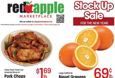 Red Apple Marketplace (OR) Weekly Ad Flyer Specials January 3 to January 16, 2024
