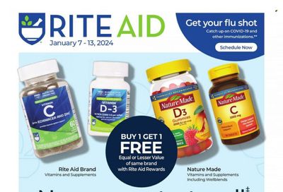 RITE AID Weekly Ad Flyer Specials January 7 to January 13, 2024