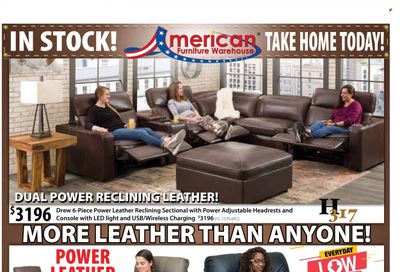 American Furniture Warehouse (AZ, CO, TX) Weekly Ad Flyer Specials January 7 to February 4, 2024