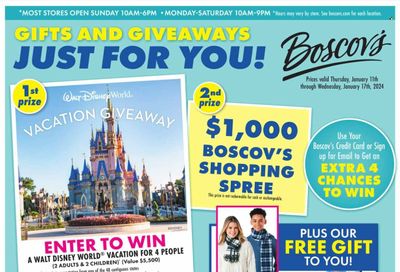 Boscov's (CT, DE, MD, NJ, NY, PA) Weekly Ad Flyer Specials January 11 to January 17, 2024