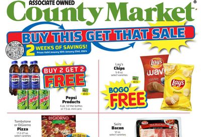 County Market (IL, IN, MO) Weekly Ad Flyer Specials January 10 to January 23, 2024