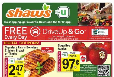 Shaw’s (MA, ME, NH, RI, VT) Weekly Ad Flyer Specials January 12 to January 18, 2024