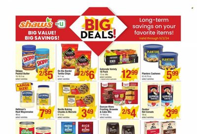 Shaw’s (MA, ME, NH, RI, VT) Weekly Ad Flyer Specials January 12 to May 2, 2024